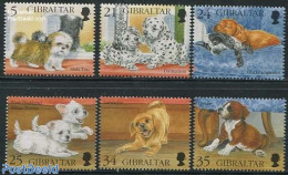 Gibraltar 1996 Dogs 6v, Mint NH, Nature - Dogs - Gibilterra