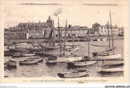 AIGP8-85-0850 - SABLES D'OLONNE - Le Port Et L'église Notre-dame - Sables D'Olonne