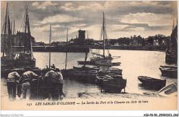 AIGP8-85-0819 - SABLES D'OLONNE - La Sortie Du Port Et La Chaume Au Claire De Lune - Sables D'Olonne