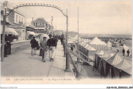 AIGP8-85-0816 - SABLES D'OLONNE - La Plage Et Le Remblai - Sables D'Olonne