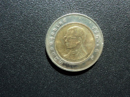 THAÏLANDE : 10 BAHT   2551 (2008)   (KM) Y 227     SUP / SUP+ - Thailand