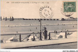 AIGP7-85-0761 - SABLES D'OLONNE -  La Plage Et La Jetée - Sables D'Olonne