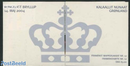 Greenland 2004 Royal Wedding Booklet, Mint NH, History - Kings & Queens (Royalty) - Stamp Booklets - Unused Stamps