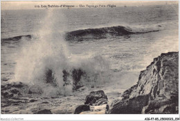 AIGP7-85-0750 - SABLES D'OLONNE -  Une Vague Au Puits D'enfer - Sables D'Olonne