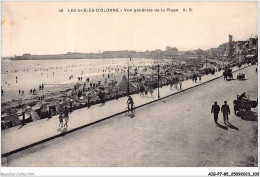 AIGP7-85-0724 - SABLES D'OLONNE - Vue Générale De La Plage A B  - Sables D'Olonne