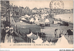 AIGP7-85-0698 - SABLES D'OLONNE - Le Remblai Et La Plage Coté Est - Sables D'Olonne