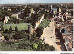 AIGP11-85-1240 - En Avion Au-dessus De - TALMONT - Vendée - Les Ruines Du Château - Le Champ De Foire - L'église - Talmont Saint Hilaire