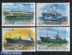 Korea, North 2013 Ships 4v, Mint NH, Transport - Ships And Boats - Ships