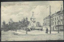 1913 Bruxelles, Fountaine De Brouchere - Monumenten, Gebouwen