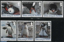 British Antarctica 2016 Gentoo Penguins 6v, Mint NH, Nature - Birds - Penguins - Other & Unclassified