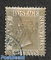 Malaysia 1867 Straits Settlements, 96c, WM Crown-CC, Used, Used Stamps - Other & Unclassified