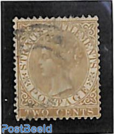 Malaysia 1882 Straits Settlements, 2c, WM Crown-CA, Used, Used Stamps - Autres & Non Classés