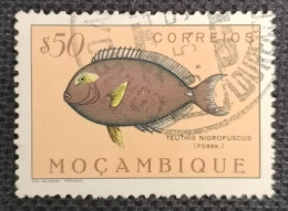 MOZPO0362U7 - Fishes - $50 Used Stamp - Mozambique - 1951 - Mozambique