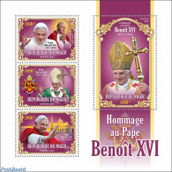 Niger 2023 Pope Benedict XVI, Mint NH, Religion - Pope - Papes