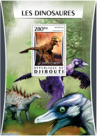 Djibouti 2016 Dinosaurs, Mint NH, Nature - Prehistoric Animals - Prehistory - Vor- U. Frühgeschichte