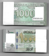 Liban Lebanon - Liasse / Bundle 100 Billets / Notes - 1000 Livres UNC / NEUF - Líbano