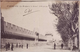 CPA  Circulée 1907, Avignon (Vaucluse) -  Les Remparts St Michel XIIème Siècle (157) - Avignon