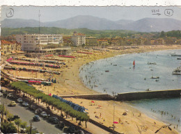 64. SAINT JEAN DE LUZ . CPA . Edit JOVE. VUE AERIENNE. LA BAIE ET LE BOULEVARD STE BARBE.  + TEXTE - Saint Jean De Luz