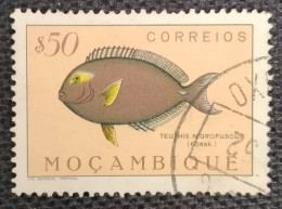 MOZPO0362UE - Fishes - $50 Used Stamp - Mozambique - 1951 - Mozambique