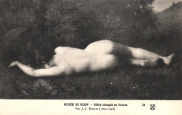 PAINTING, FINE ARTS, MUSEUM OF DIJON, HENNER, NAKED WOMAN, FRANCE, POSTCARD - Paintings