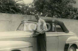 40s OLD ORIGINAL PHOTO FOTO FORD 100CV CAR CONVERTIBLE PORTUGAL AT409 - Lieux