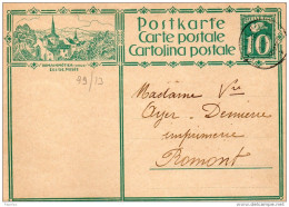 1929 CARTOLINA POSTALE - Ganzsachen