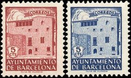 Barcelona  47/48 Sh (*) Sin Goma. 1943. Sin Número De Control - Barcelone