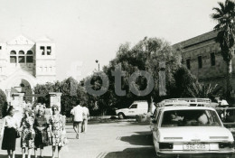 1977 REAL PHOTO FOTO MERCEDES 220D TAXI MOUNT TABOR ISRAEL AT320 - Lieux