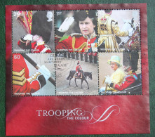 Trooping The Colour Queen Army Mi 2308-13 Block 25 2005 Used Gebruikt Oblitere ENGLAND GRANDE-BRETAGNE GB GREAT BRITAIN - Gebruikt