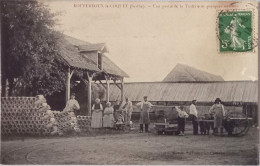 CPA  Circulée 1913,) Roupperroux (Sarthe -  Le Coquet, Une Partie De La Tuilerie Et Quelques Ouvriers (158) - Other & Unclassified