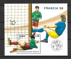 Cuba 1997 Football World Cup - FRANCE MS MNH - Nuevos