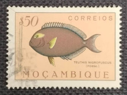 MOZPO0362UL - Fishes - $50 Used Stamp - Mozambique - 1951 - Mozambique