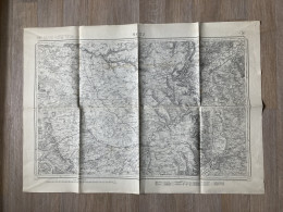 Carte état Major METZ 1835 1888 88x64cm ANOUX MANCIEULLES IMMONVILLE TUCQUEGNIEUX MAINVILLE MAIRY-MAINVILLE BETTAINVILLE - Mapas Geográficas