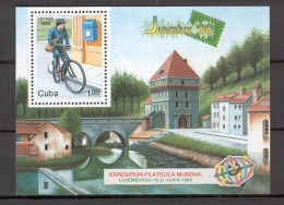 Cuba 1998 Postman MS MNH - Sonstige & Ohne Zuordnung
