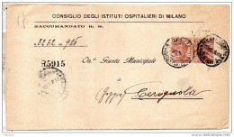 1926 LETTERA CON ANNULLO MILANO - Marcofilía