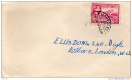 1955  LETTERA GOLD COAST - Cartas & Documentos