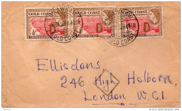 1956  LETTERA GOLD COAST - Lettres & Documents