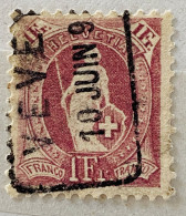 Suisse YT N° 78 Cachet Vevey - Usati