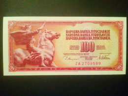 Billet De Yougoslavie 100 Dinars 1978 - Jugoslawien