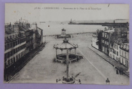 CHERBOURG"PANORAMA DE LA PLACE DE LA REPUBLIQUE" A Voyagé - Cherbourg
