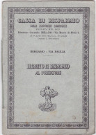 LIBRETTO DI RISPARMIO - CASSA DI RISPERMIO DELLE PROVINCIE LOMBARDE - SEDE DI  BERGAMO - AL PORTATORE - 1958 - Documents Historiques