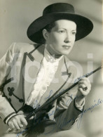 1951 ORIGINAL SIGNED PHOTO HELENA GONÇALO ACTRESS THEATRE TEATRO RIO DE JANEIRO BRAZIL BRASIL AT370 - Célébrités