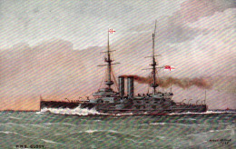 H.M.S. Powerful Cruiser Batiment De Guerre - Warships