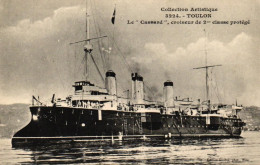 Collection Asiatique - Toulon - Le "Cassard" Croiseur De 2 Eme Classe Pretégé - Krieg