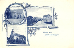 CPA Dänischenhagen In Schleswig Holstein, Kirche, Fürst's Gasthof - Sonstige & Ohne Zuordnung