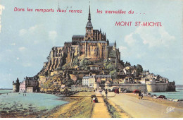 MONT SAINT MICHEL - Carte Système - Très Bon état - Le Mont Saint Michel