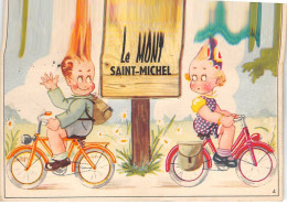 MONT SAINT MICHEL - Carte Système - Très Bon état - Le Mont Saint Michel