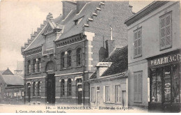 HARBONNIERES - Ecole De Garçons - état - Other & Unclassified