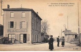 CIVRIEUX D'AZERGUES - Hôtel Du Nord Et Route De Lozanne - Très Bon état - Andere & Zonder Classificatie