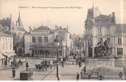 COGNAC - Place François 1er Et Perspective De La Rue D'Alger - Très Bon état - Cognac